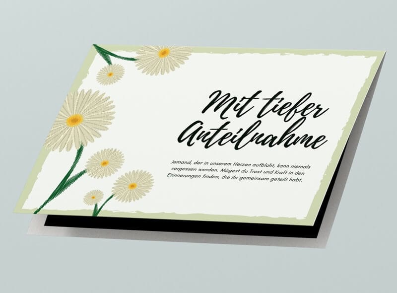 Kondolenzkarten