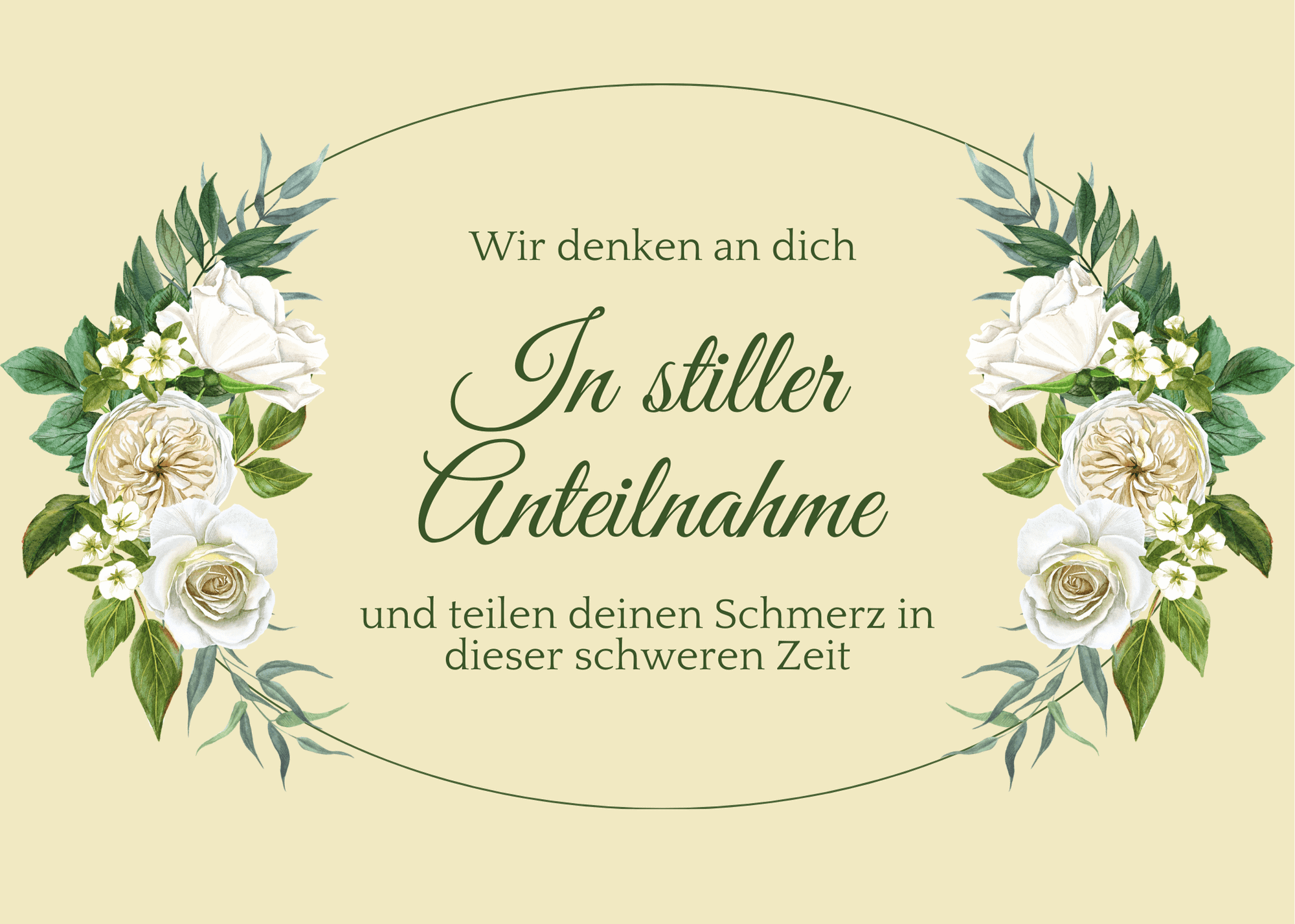 In stiller Anteilnahme