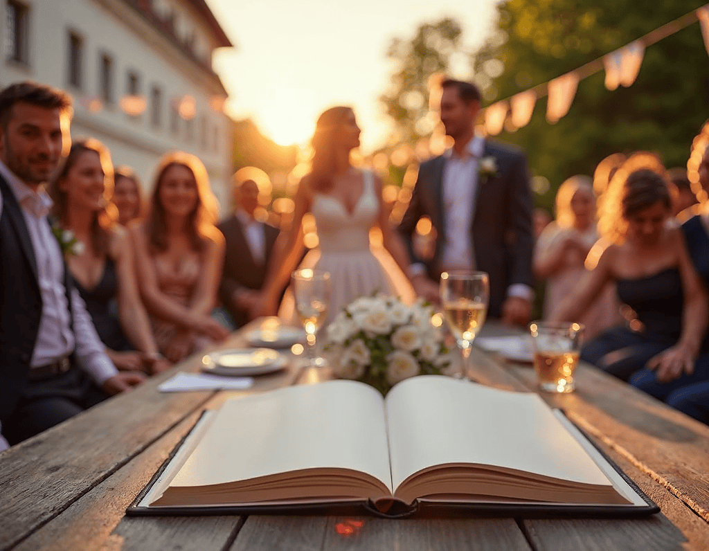 personalisierte gästebücher hochzeit 