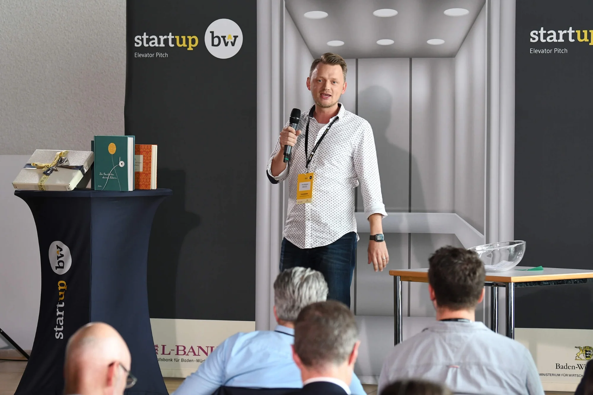 Meminto at the startup event in Heilbronn, Germany