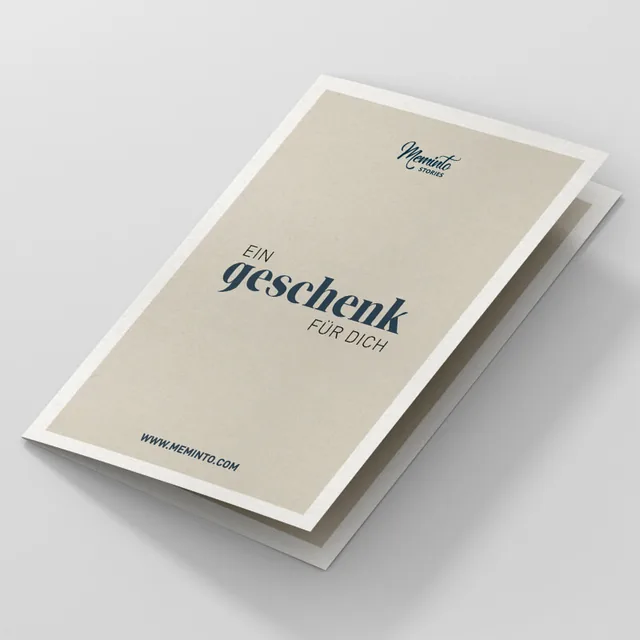 Meminto Ein Geschenk für Dich Gutschein