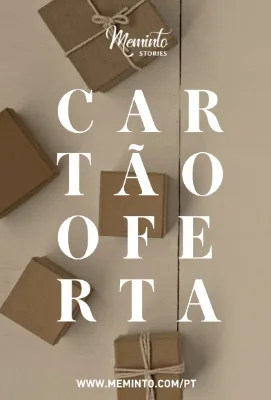 Cartão-presente Meminto modelo 3
