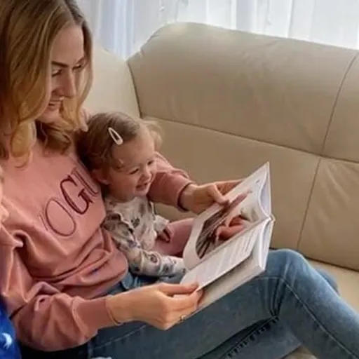 Verena with their own Meminto book