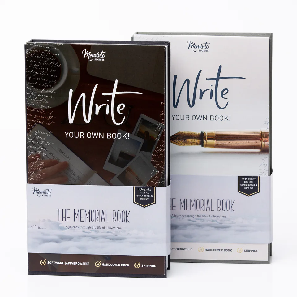 The English Meminto gift box for a Memorial Book