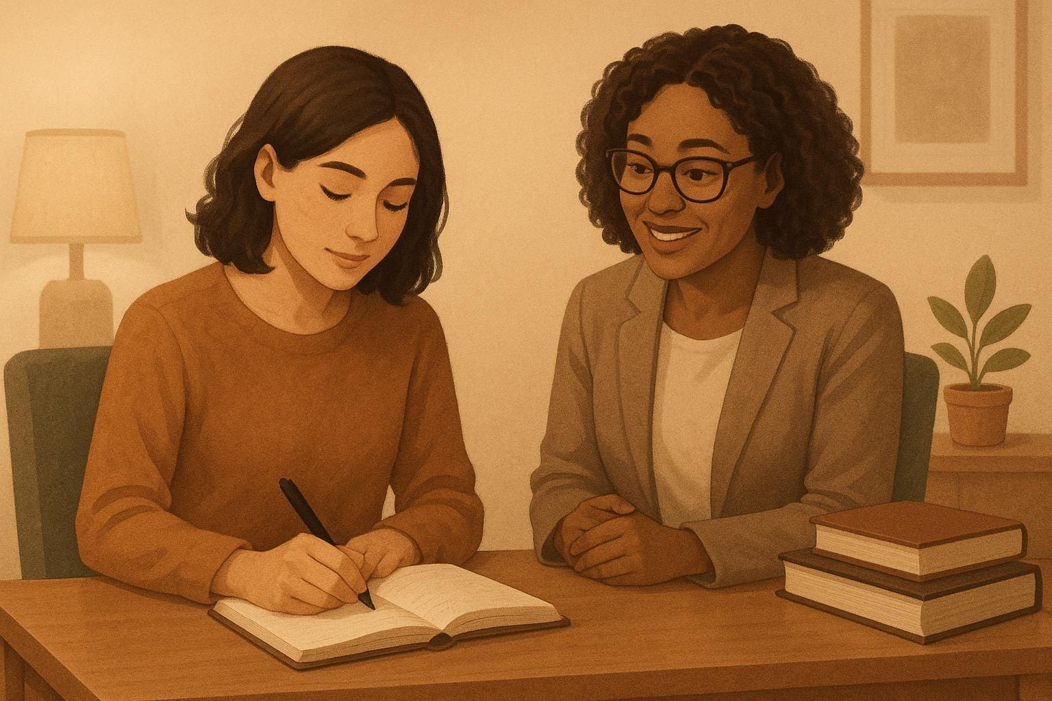 How Therapists Support Trauma Writing