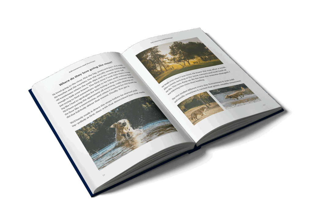 Meminto Stories Dog Memory Book Inner Pages