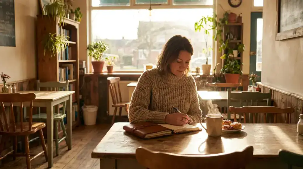 Family heirloom gifts arranged on a wooden table for a 90th birthday"